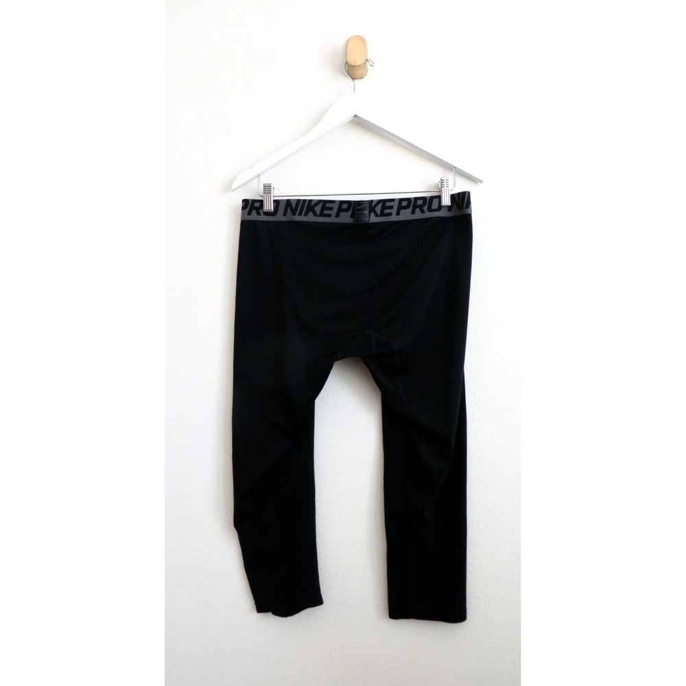 Nike Pro Dri-FIT Compression Training Pants Black Men's SZ XXL - Picture 4 of 5